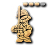 Gilded Landsknecht